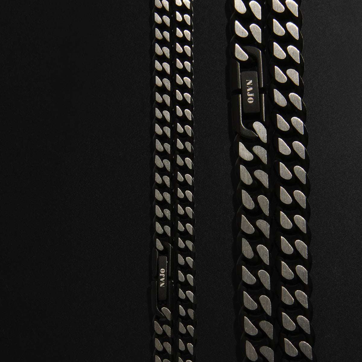 Nero Men’s Steel Curb Chain Necklace N9035