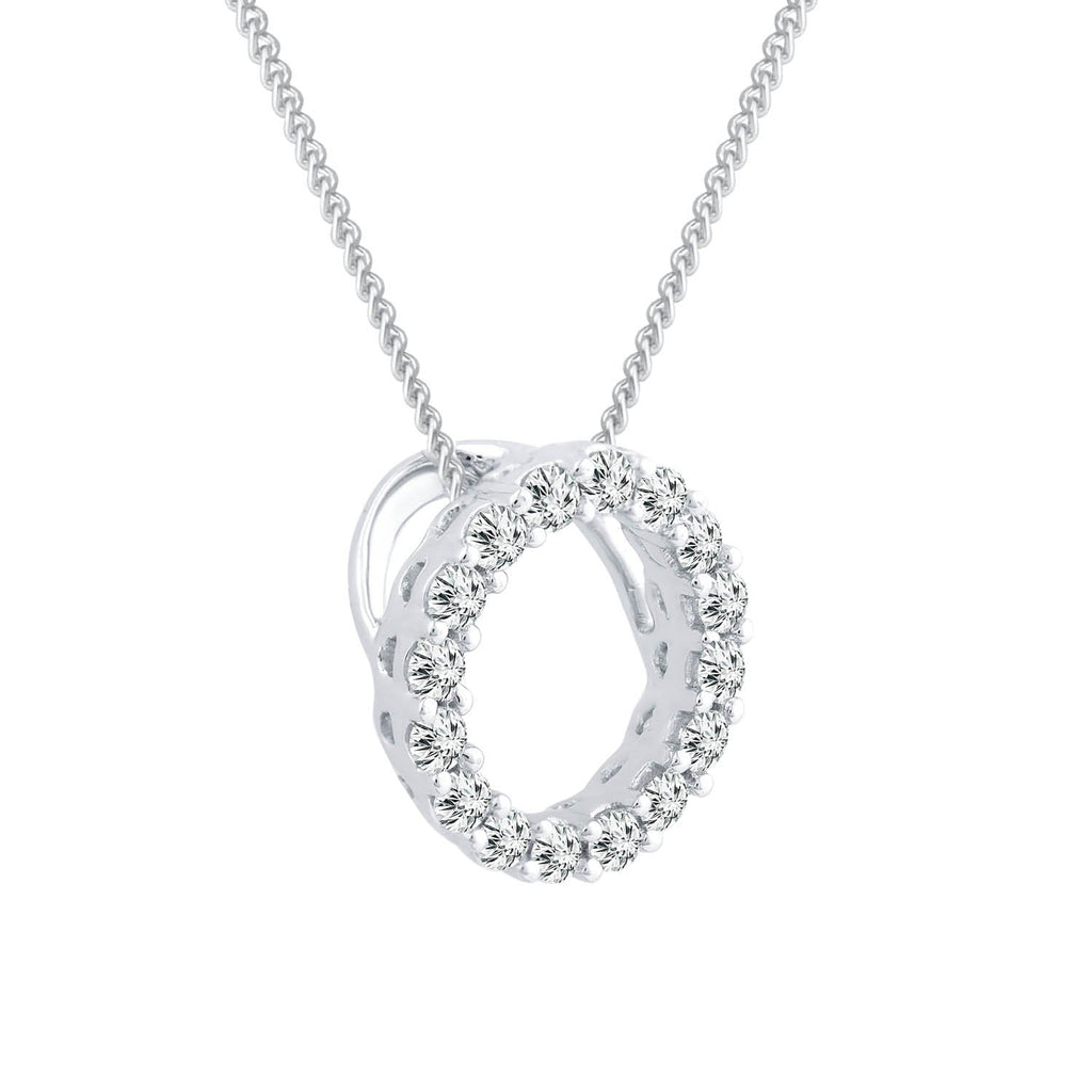 9K WHITE GOLD 0.10CT HI I1 DIA PNDT PF-6111-W
