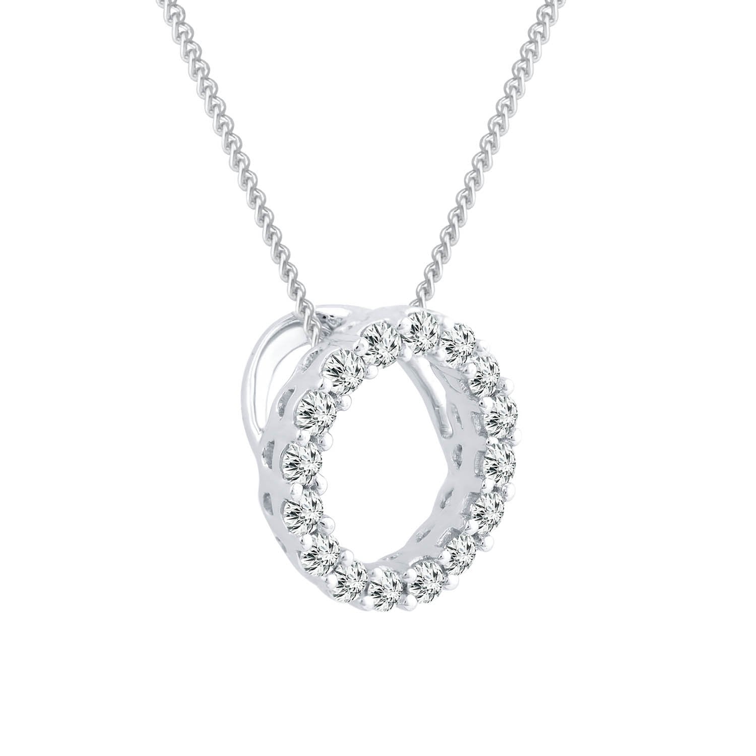 9K WHITE GOLD 0.10CT HI I1 DIA PNDT PF-6111-W