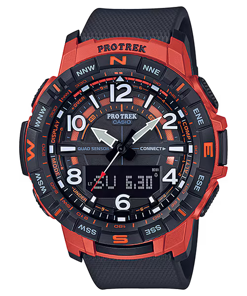 NLA-PROTREK BLUE QUAD SENS ORANGE FACE PRTB50-4D