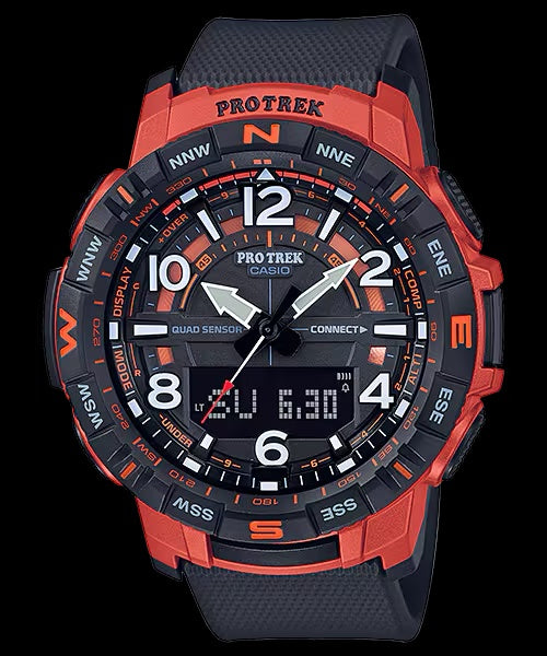 NLA-PROTREK BLUE QUAD SENS ORANGE FACE PRTB50-4D