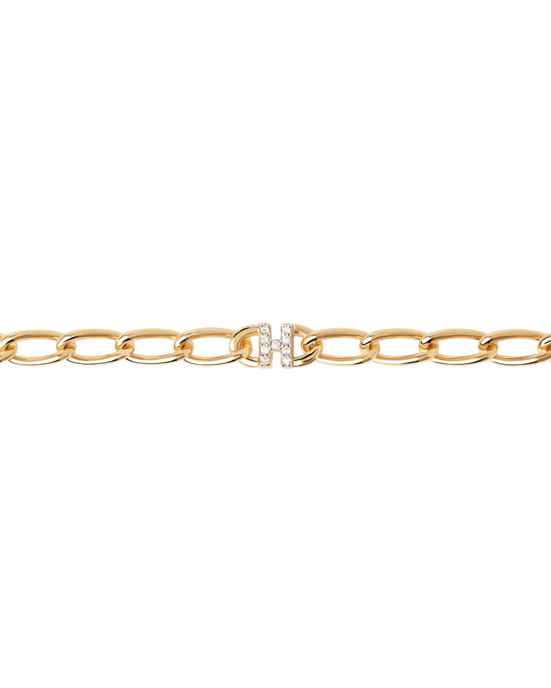 PDPAOLA Letter H Bracelet