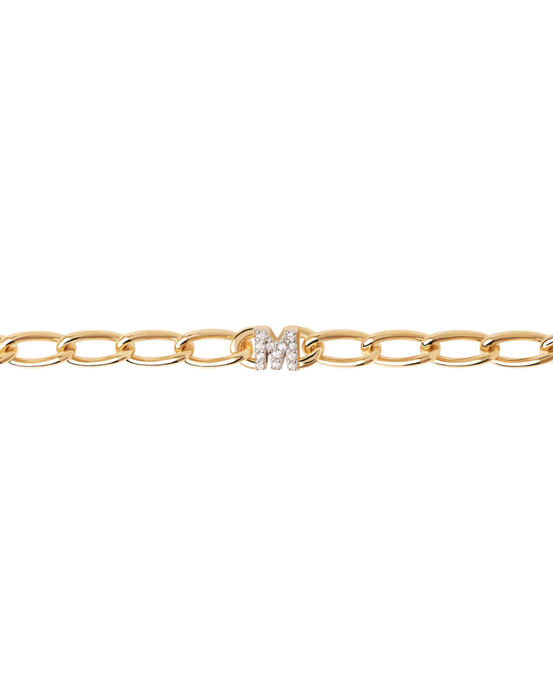 PDPAOLA Letter M Bracelet