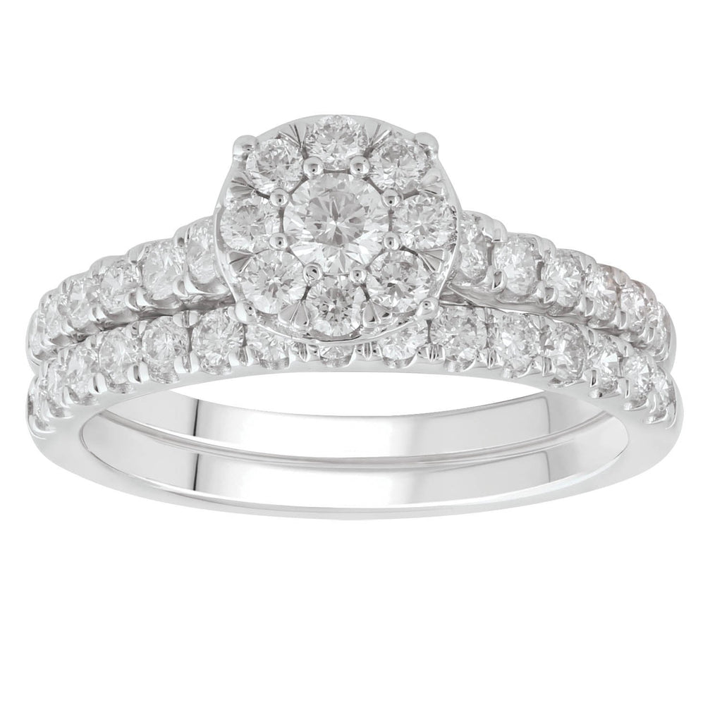 18ct WHT GOLD 1CT HI I1 DIAMOND RING R-41483-100-W-P