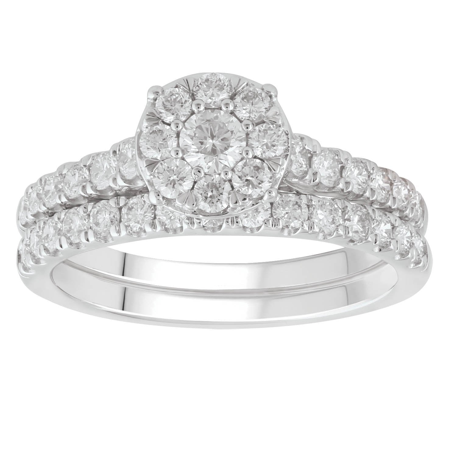 18ct WHT GOLD 1CT HI I1 DIAMOND RING R-41483-100-W-P