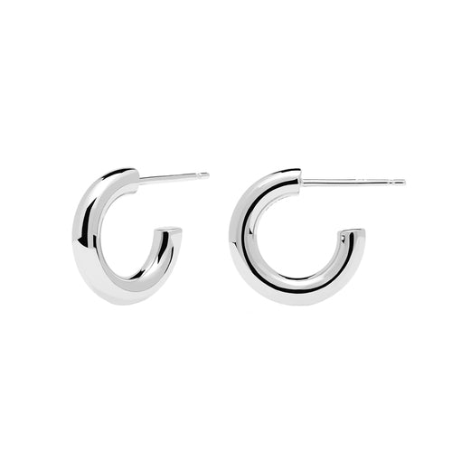 PDPAOLA Medium Cloud Silver Earrings