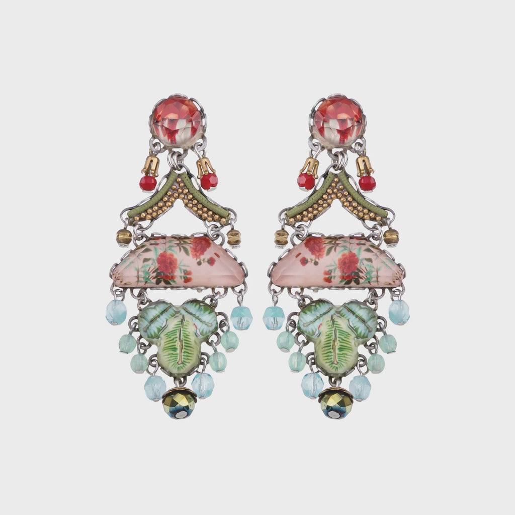 Ayala Bar Femenine Earrings Flower Garden Set, Alyssum R2246
