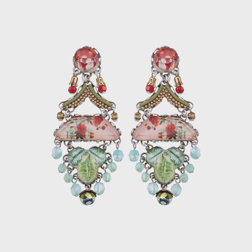 Ayala Bar Femenine Earrings Flower Garden Set, Alyssum R2246