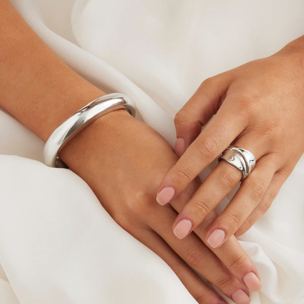 NAJO 'Somersault' Sterling Silver Ring Large R2254L