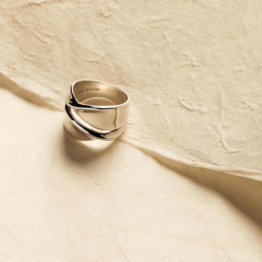 NAJO 'Somersault' Sterling Silver Ring Large R2254L