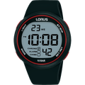 LORUS Men's Digital Sport 100m Black R2345QX-9