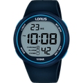 LORUS Men's Digital Sport 100m Blue R2347QX-9