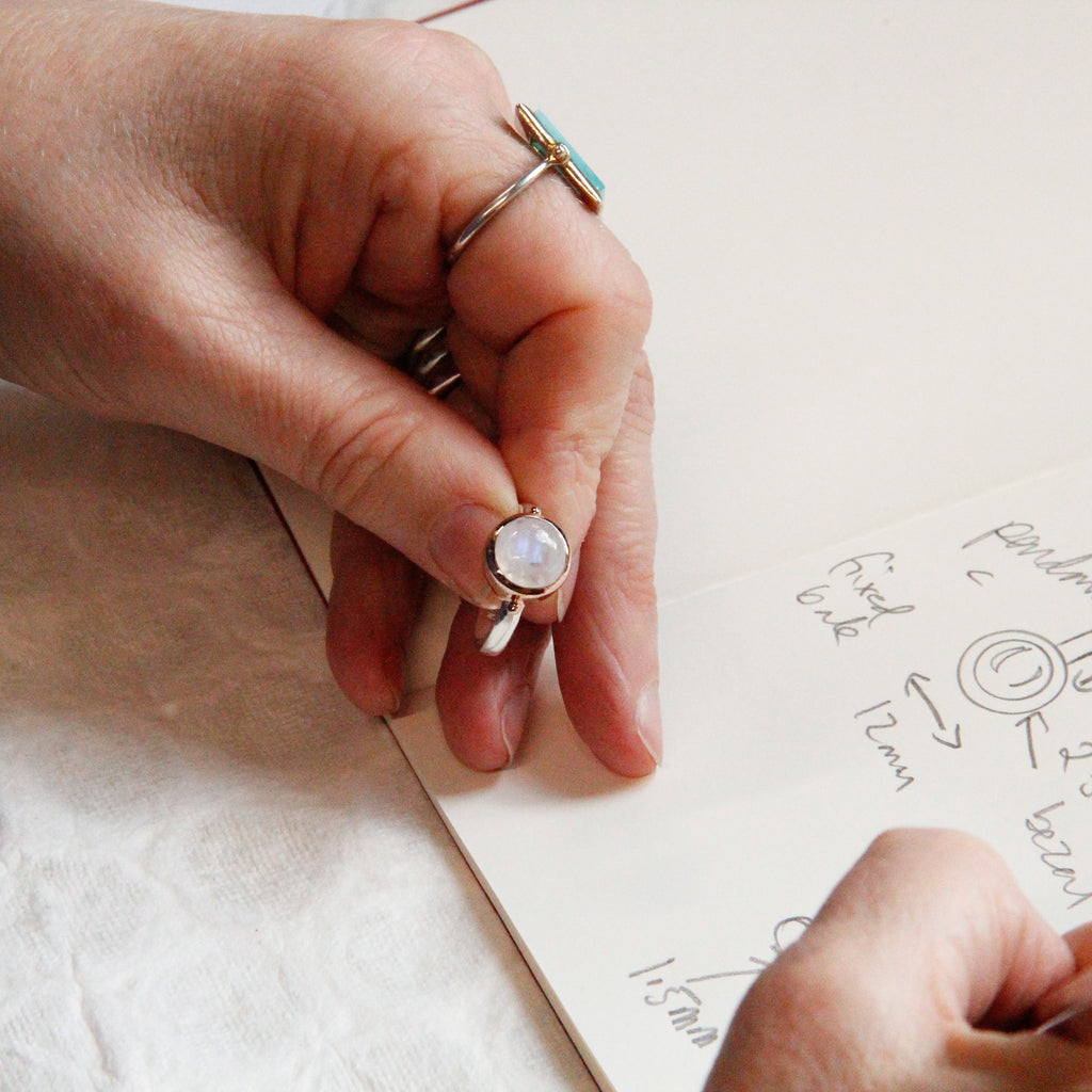 Garland Moonstone Ring R6743M