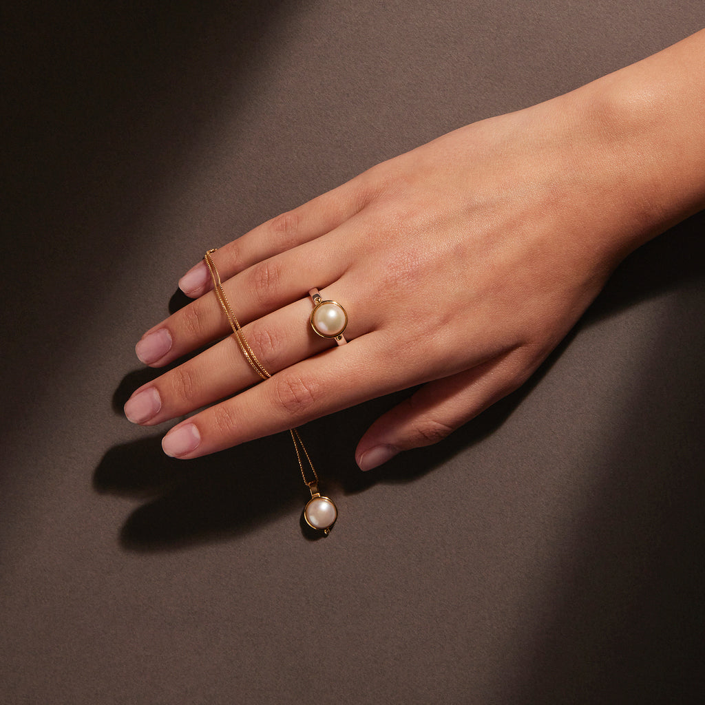NAJO Garland Pearl Ring R6744L