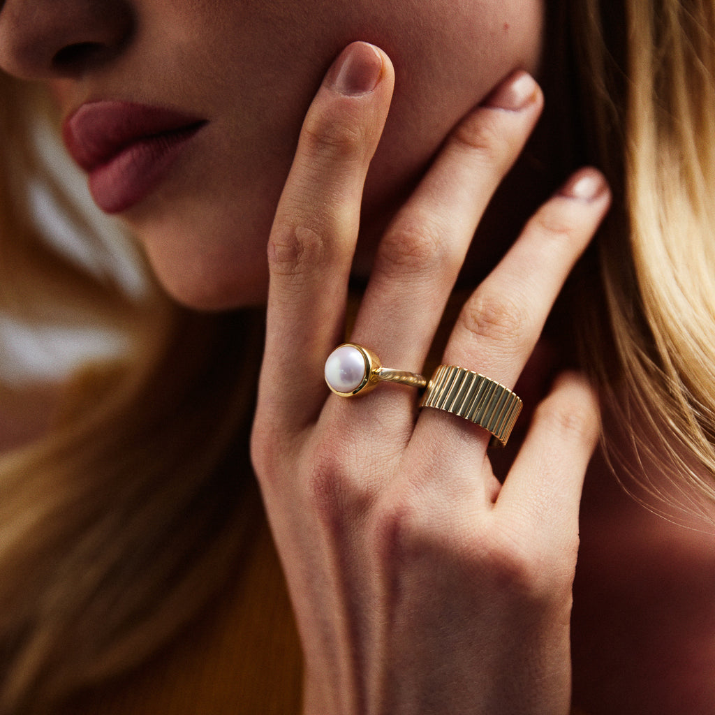 NAJO Garland Pearl Ring R6744L
