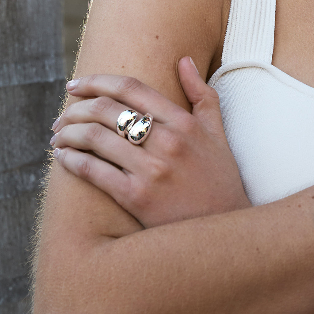 NAJO Waterfall Silver Ring