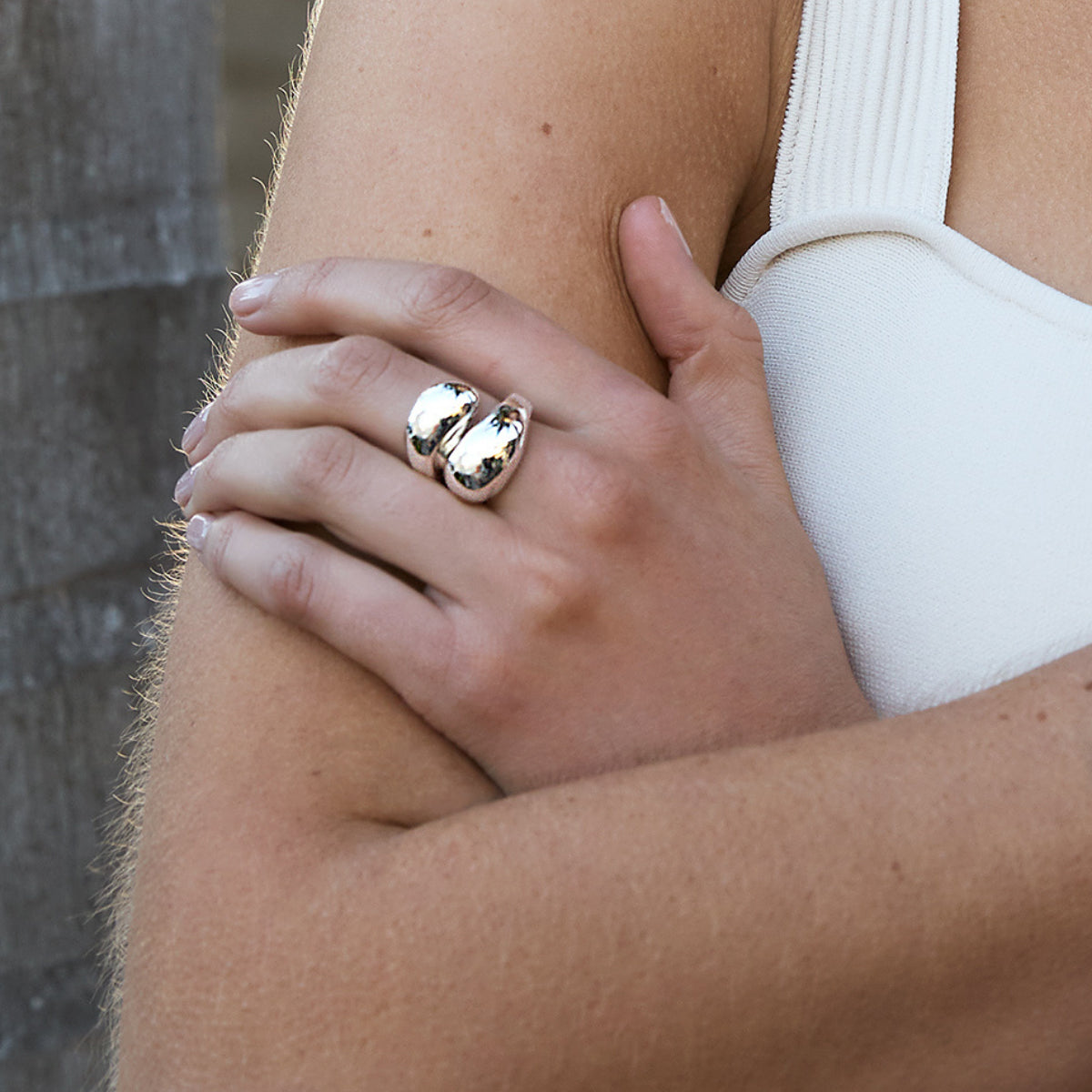NAJO Waterfall Silver Ring