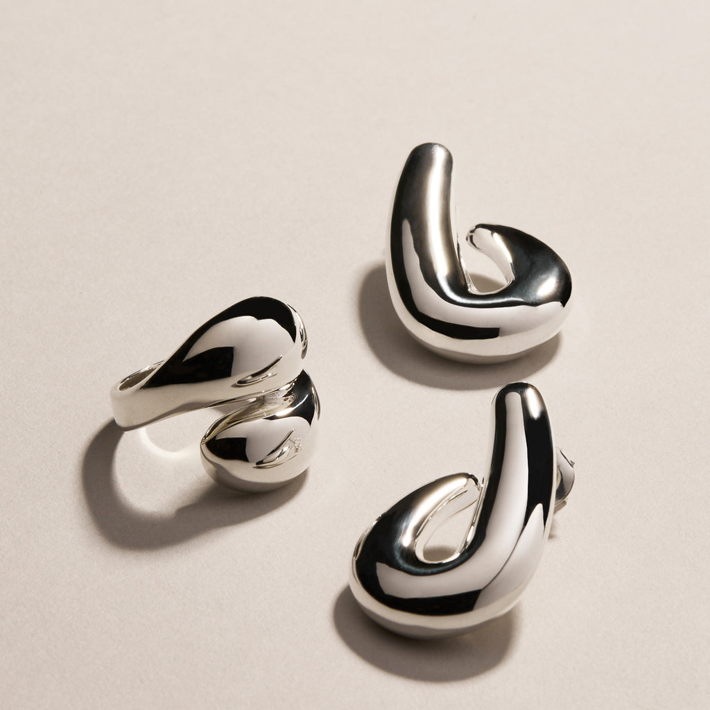 NAJO Waterfall Silver Ring