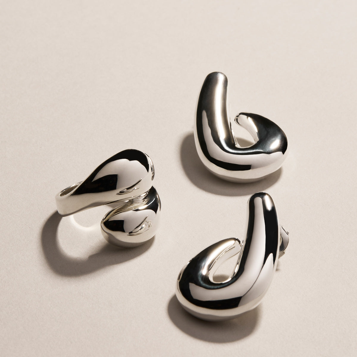 NAJO Waterfall Silver Ring