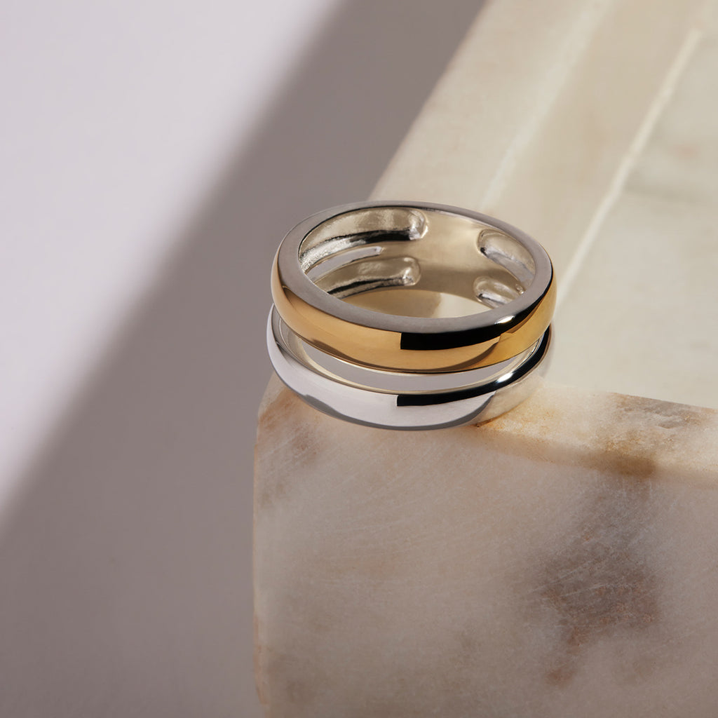 NAJO Continuum Two-Tone Ring  R7104L