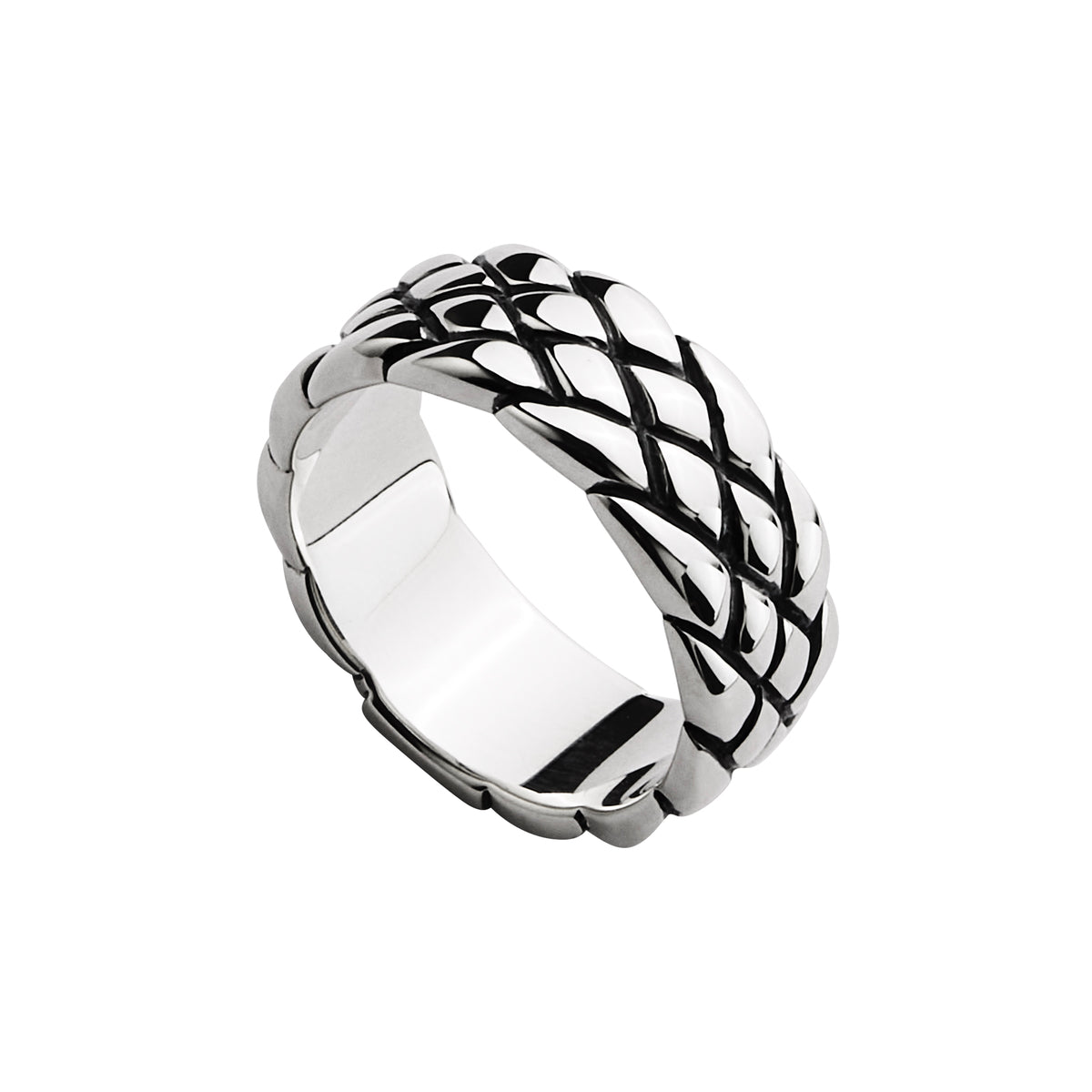 NAJO Ophidian Men’s Silver Ring SIZE 11 R9005-11