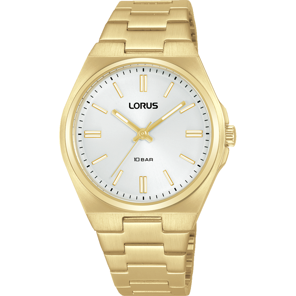 LORUS Ladies 100m watch, Gold Analogue - 3 Hands RG312XX-9