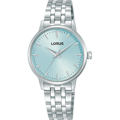 LORUS Ladies Daywear 50m Silver & Blue Analogue - 3 Hands RG313XX-9