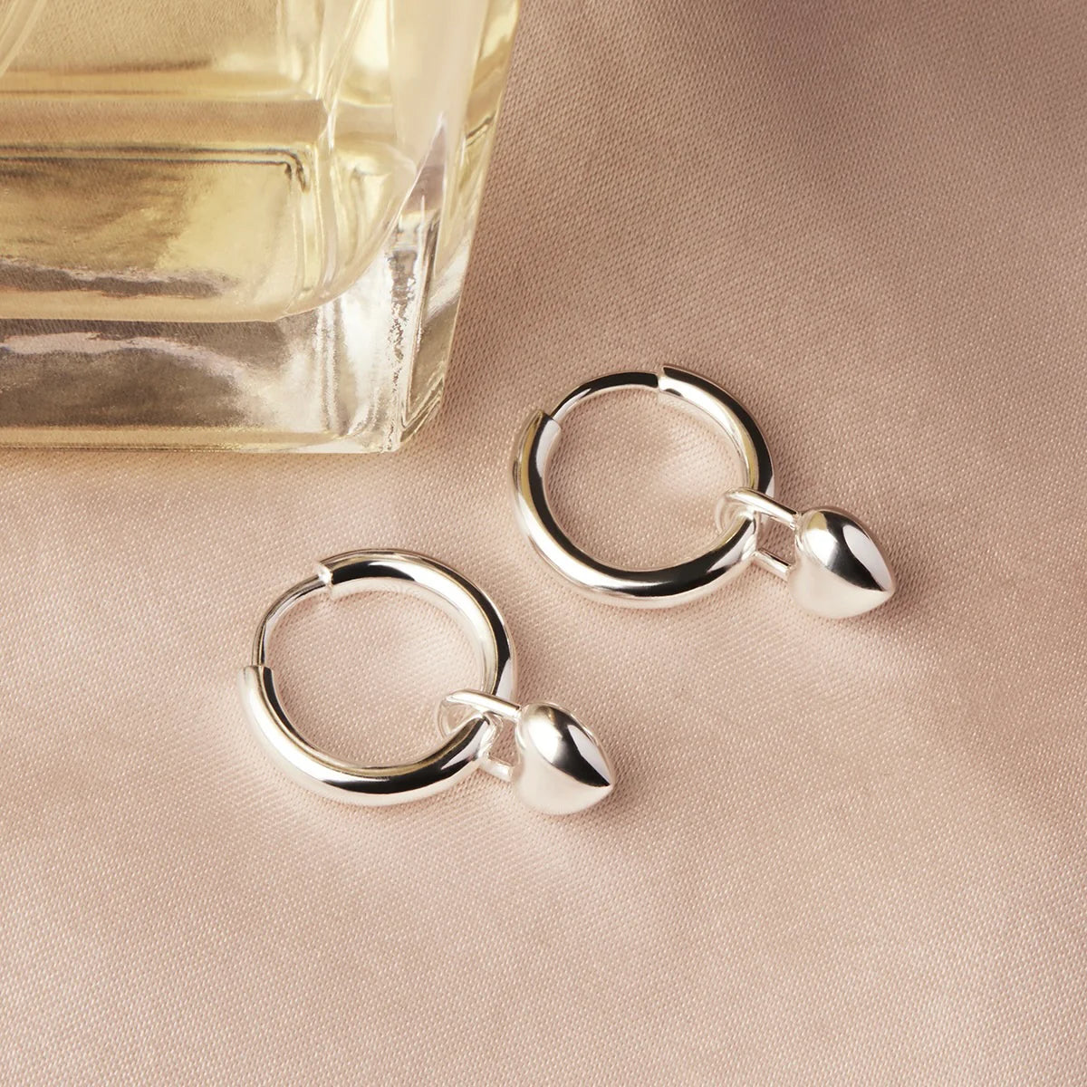 NAJO Amore Silver Hoop Earrings  E7126