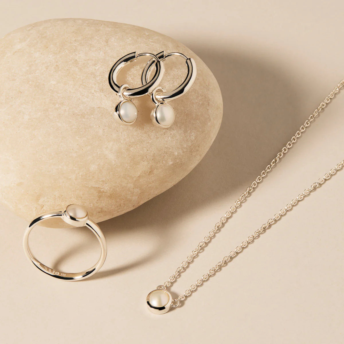 NAJO Heavenly Pearl Earring Silver E6502