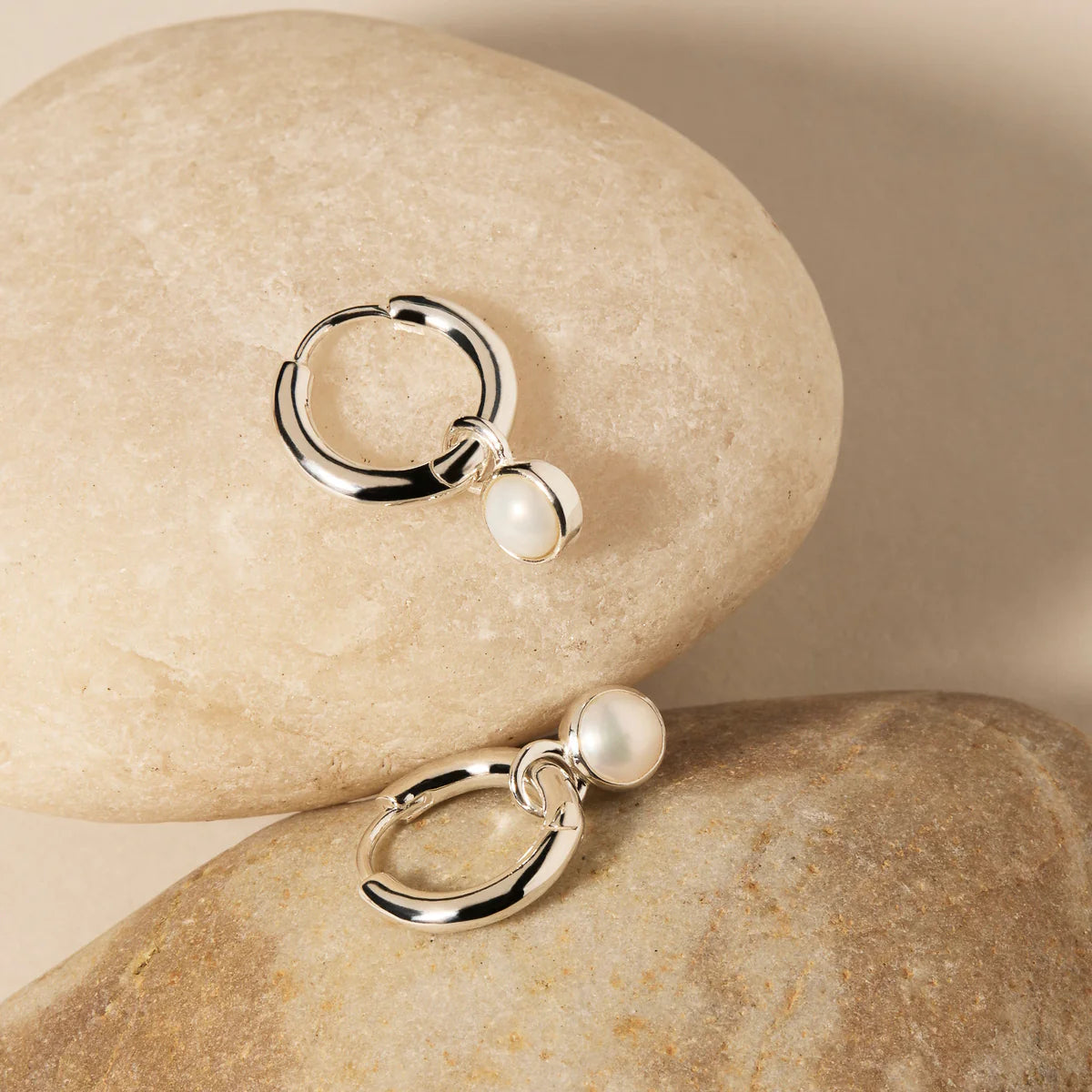 NAJO Heavenly Pearl Earring Silver E6502