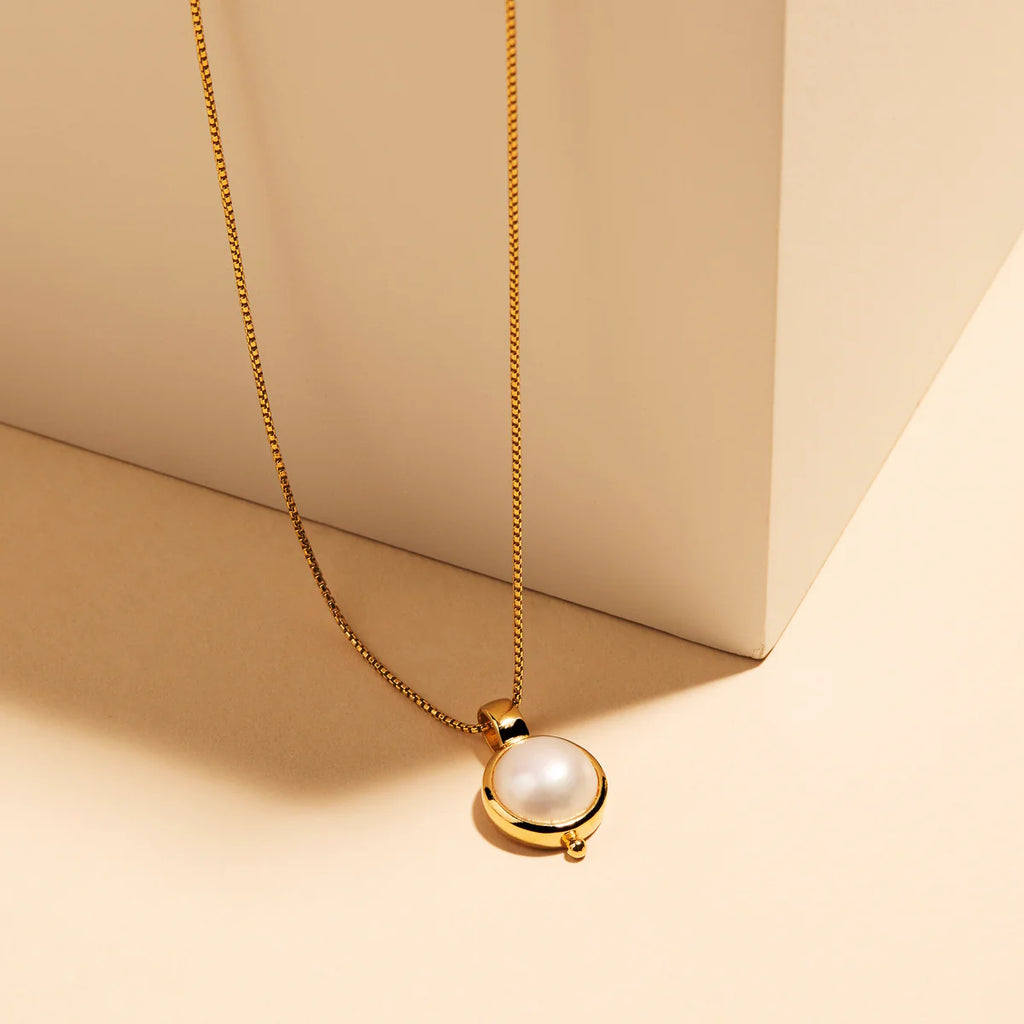 Garland Pearl Necklace - Gold