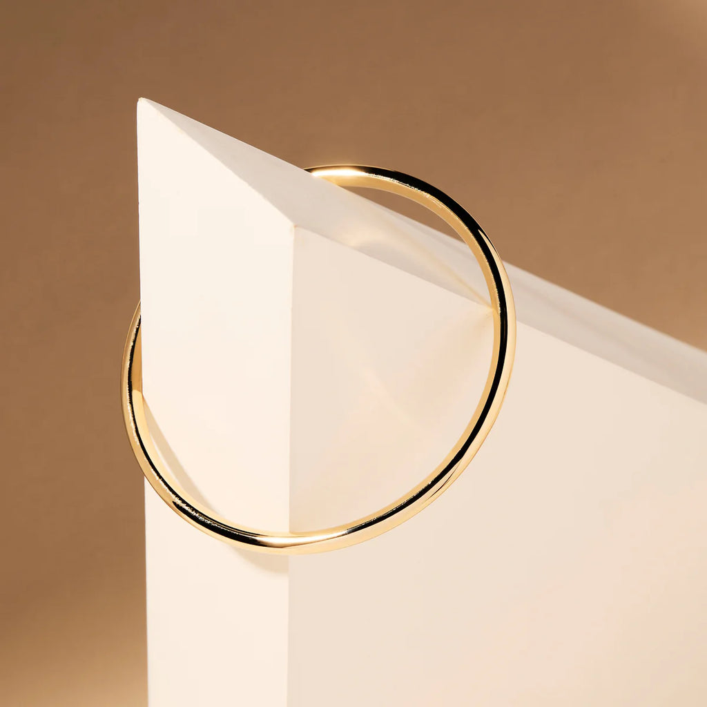 NAJO Simplicity Bangle Yellow gold plated B6506