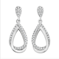 M3375  CUBIC ZIRCONIA  DROP EARRINGS