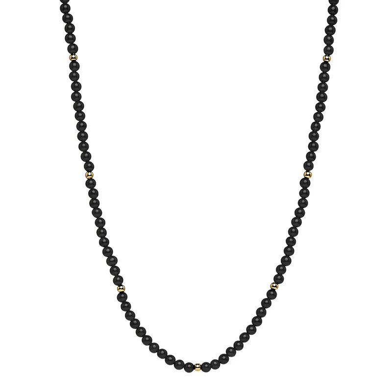 NAJO Stargazer Black Onyx Necklace (42cm+ext) N7191