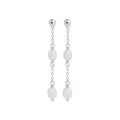 Tidal Whisper Double Pearl Earring E7499