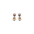 Sunflower Surprise Set, Small Colorful Glass Earrings, Bri R2425
