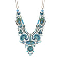 Blue Bayou Set, Bold Necklace, Sapphire C3626