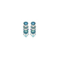 Blue Bayou Set, Casual Blue Earrings, Sky C2382