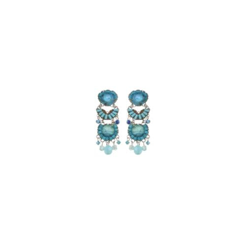 Blue Bayou Set, Casual Blue Earrings, Sky C2382