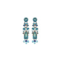 Blue Bayou Set, Long Blue Earrings, Capri C2378