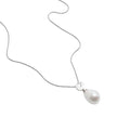 Ocean Drift Pearl Necklace N7641 Silver