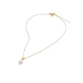 Ocean Drift Pearl Necklace N7642 YG