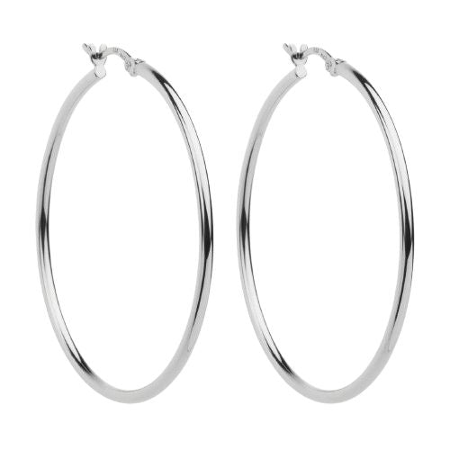 Silver Simple Hoop 2x45mm