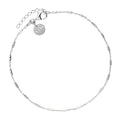 Equilibrium Chain Anklet - Silver A7115
