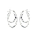 Sea of Change Hoop Earrings Silver E7186