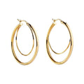 Whirlpool Yellow Gold Earring E7012