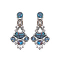 Ayala Bar - Blue Long Earrings Magical Notes Set, Ahava. R2137