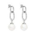 NAJO Sea Nymph Silver and Pearl Drop Earrings E7123