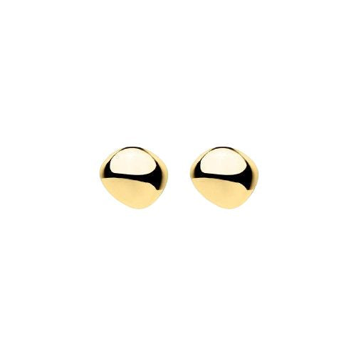 NAJO Pebblet Yellow Gold Stud Earrings E7143