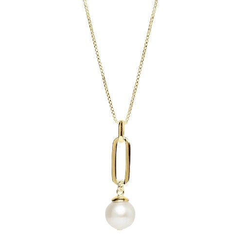 NAJO The Enchantress Pearl Pendant Necklace Yellow Gold N7170